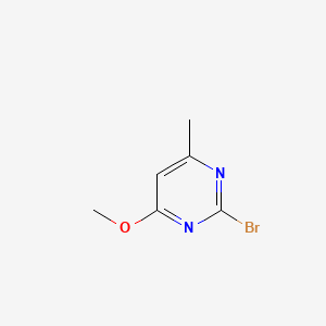 molecular formula C6H7BrN2O B571432 2-Bromo-4-methoxy-6-methylpyrimidine CAS No. 56545-10-9