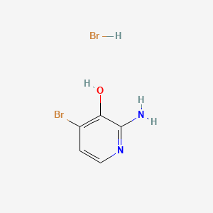 molecular formula C5H6Br2N2O B571443 2-Amino-4-bromopyridin-3-ol hydrobromide CAS No. 114414-17-4