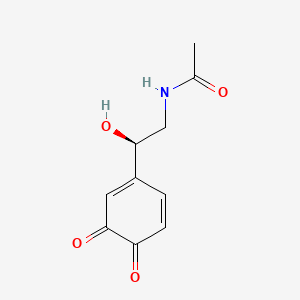 N-[(2R)-2-(3,4-Dioxo-1,5-cyclohexadien-1-yl)-2-hydroxyethyl]acetamide