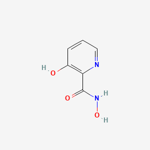 molecular formula C6H6N2O3 B571459 N,3-dihydroxy-2-pyridinecarboxamide CAS No. 122019-56-1