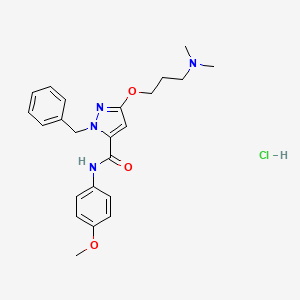 molecular formula C23H29ClN4O3 B571468 Cfm 1571 hydrochloride 
