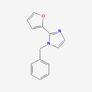 molecular formula C14H12N2O B5714708 1-Benzyl-2-furan-2-yl-1H-imidazole CAS No. 701224-54-6