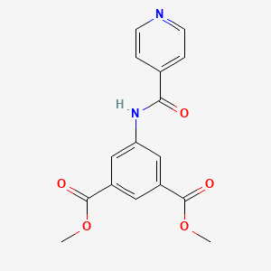 molecular formula C16H14N2O5 B5714796 DIMETHYL 5-[(4-PYRIDYLCARBONYL)AMINO]ISOPHTHALATE 
