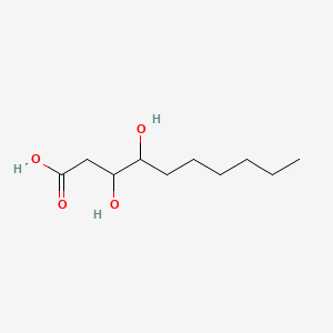 molecular formula C10H20O4 B571483 3,4-Dihydroxydecanoic acid CAS No. 158088-76-7