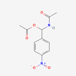 Acetamido(4-nitrophenyl)methyl acetate