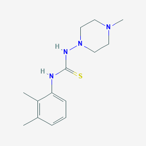 molecular formula C14H22N4S B5714979 1-(2,3-Dimethylphenyl)-3-(4-methylpiperazin-1-yl)thiourea 