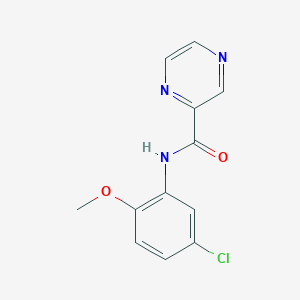 N-(5-chloro-2-methoxyphenyl)-2-pyrazinecarboxamide