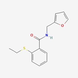 2-(ethylthio)-N-(2-furylmethyl)benzamide