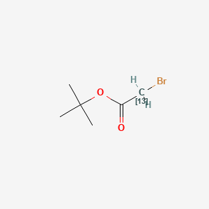 molecular formula C6H11BrO2 B571508 tert-Butyl Bromoacetate-13C CAS No. 1173022-29-1