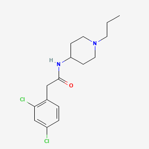 2-(2,4-dichlorophenyl)-N-(1-propyl-4-piperidinyl)acetamide