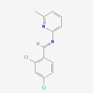 N-(2,4-dichlorobenzylidene)-6-methyl-2-pyridinamine