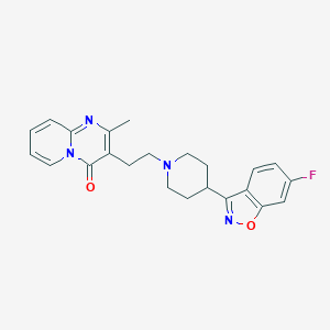 3-[2-[4-(6-Fluoro-1,2-benzoxazol-3-yl)piperidin-1-yl]ethyl]-2-methylpyrido[1,2-a]pyrimidin-4-one