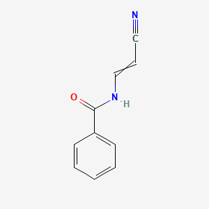 molecular formula C10H8N2O B571510 N-(2-cyanoethenyl)benzamide CAS No. 125256-17-9