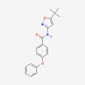 molecular formula C20H20N2O3 B5715100 N-(5-tert-butyl-1,2-oxazol-3-yl)-4-phenoxybenzamide 