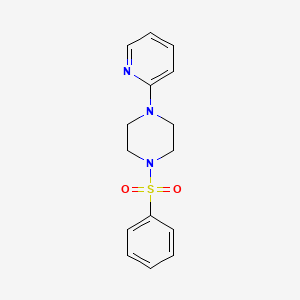 B5715145 1-(phenylsulfonyl)-4-(2-pyridinyl)piperazine CAS No. 5879-57-2