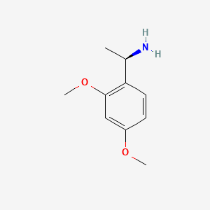 molecular formula C10H15NO2 B571515 (R)-1-(2,4-Dimethoxyphenyl)ethanamine CAS No. 1212160-02-5