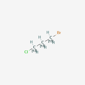 molecular formula C3H6BrCl B571516 1-Bromo-3-chloropropane-13C3 CAS No. 1173023-11-4