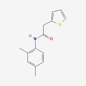 molecular formula C14H15NOS B5715207 N-(2,4-dimethylphenyl)-2-(thiophen-2-yl)acetamide 