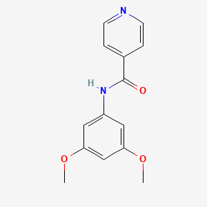 molecular formula C14H14N2O3 B5715268 N-(3,5-dimethoxyphenyl)pyridine-4-carboxamide 