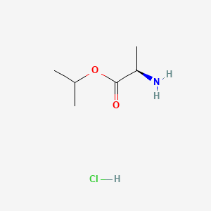 molecular formula C6H14ClNO2 B571534 D-Alanine isopropyl ester hcl CAS No. 39613-92-8