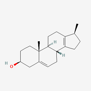 molecular formula C19H28O B571539 (3S,8R,9S,10R,17S)-10,17-dimethyl-1,2,3,4,7,8,9,11,12,15,16,17-dodecahydrocyclopenta[a]phenanthren-3-ol CAS No. 82309-44-2