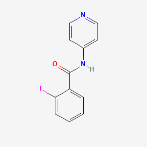 molecular formula C12H9IN2O B5715391 2-iodo-N-(pyridin-4-yl)benzamide 