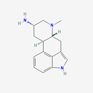 molecular formula C15H19N3 B571544 8alpha-Amino-6-methylergoline CAS No. 59043-22-0