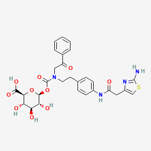 molecular formula C28H30N4O10S B571549 Mirabegron (m12) CAS No. 1365244-66-1