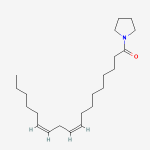 molecular formula C22H39NO B571569 吡咯烷亚油酰胺 CAS No. 3140-51-0