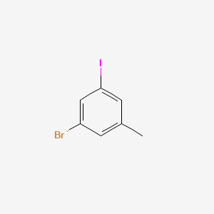 molecular formula C7H6BrI B571576 1-溴-3-碘-5-甲基苯 CAS No. 116632-38-3