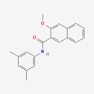 molecular formula C20H19NO2 B5715827 N-(3,5-dimethylphenyl)-3-methoxynaphthalene-2-carboxamide 