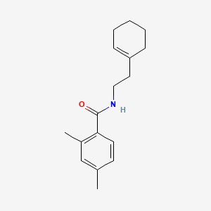 molecular formula C17H23NO B5715835 N-[2-(cyclohex-1-en-1-yl)ethyl]-2,4-dimethylbenzamide 