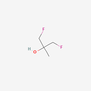 molecular formula C4H8F2O B571589 1,3-Difluoro-2-methylpropan-2-OL CAS No. 144521-63-1