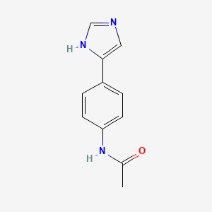 molecular formula C11H11N3O B5715913 N-(4-(1H-imidazol-5-yl)phenyl)acetamide 