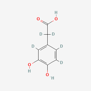 molecular formula C8H8O4 B571602 3,4-Dihydroxyphenylacetic Acid-d5 CAS No. 60696-39-1