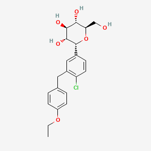 molecular formula C21H25ClO6 B571606 1R-Dapagliflozin CAS No. 1373321-04-0