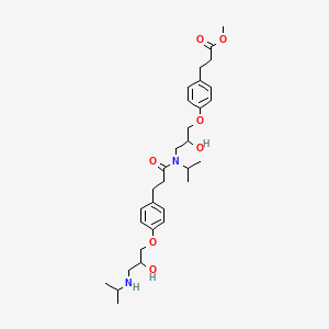 molecular formula C31H46N2O7 B571610 Esmolol dimer CAS No. 98903-89-0