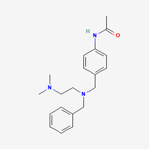 molecular formula C20H27N3O B5716107 N-[4-[[benzyl-[2-(dimethylamino)ethyl]amino]methyl]phenyl]acetamide 