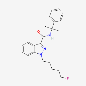 molecular formula C22H26FN3O B571614 5F-异丙苯基-PINACA CAS No. 1400742-16-6