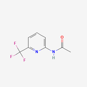 molecular formula C8H7F3N2O B571619 N-(6-(Trifluoromethyl)pyridin-2-yl)acetamide CAS No. 1291487-27-8