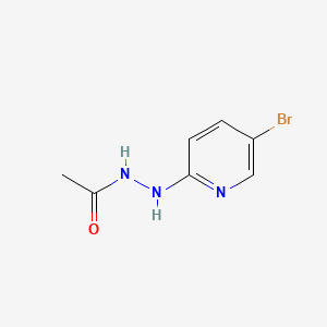 molecular formula C7H8BrN3O B571621 N'-(5-Bromopyridin-2-yl)acetohydrazide CAS No. 1199773-29-9