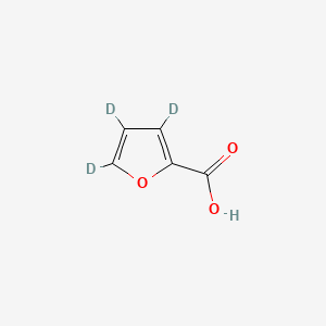 molecular formula C5H4O3 B571629 2-Furoic Acid-d3 