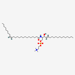 molecular formula C47H93N2O6P B571635 N-Nervonoyl-D-erythro-sphingosylphosphorylcholine CAS No. 94359-13-4