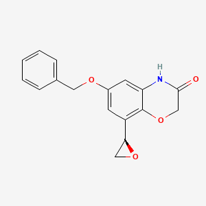 (R)-6-(benzyloxy)-8-(oxiran-2-yl)-2H-benzo[b][1,4]oxazin-3(4H)-one
