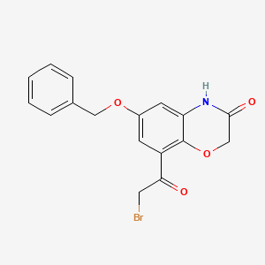 6-(Benzyloxy)-8-(2-bromoacetyl)-2H-benzo[b][1,4]oxazin-3(4H)-one