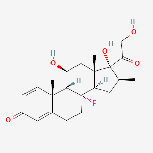 molecular formula C22H29FO5 B571661 UNII-71SLU9RKCB CAS No. 185613-69-8