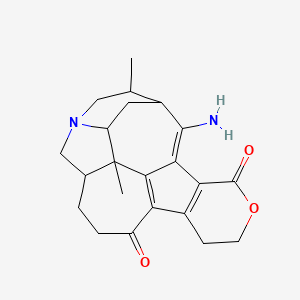 molecular formula C22H26N2O3 B571667 Daphnicyclidin I CAS No. 1467083-10-8