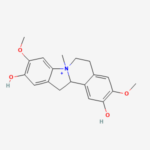 molecular formula C19H22NO4+ B571672 Mangochinine CAS No. 209115-67-3