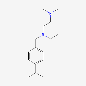 molecular formula C16H28N2 B5716755 N'-ethyl-N,N-dimethyl-N'-[(4-propan-2-ylphenyl)methyl]ethane-1,2-diamine 