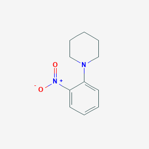 molecular formula C11H14N2O2 B057168 1-(2-Nitrophenyl)piperidine CAS No. 15822-77-2